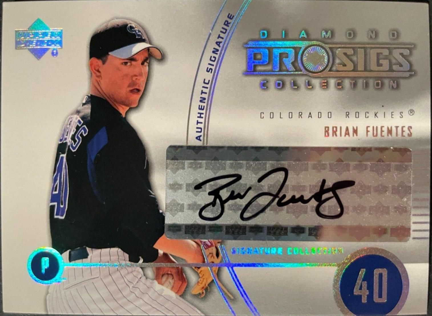 Brian Fuentes [Signature] #159