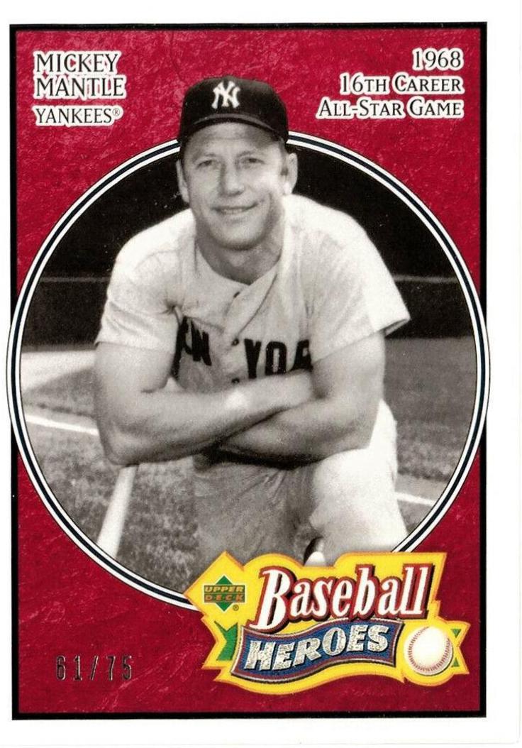 Mickey Mantle [Red] #161