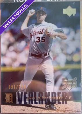 Justin Verlander [Rookie Foil Platinum] #922