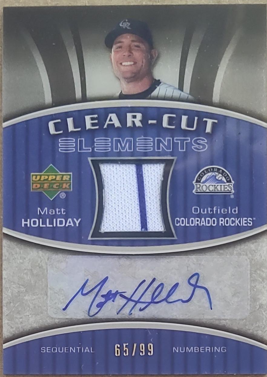 Matt Holliday [Gold] #CCE-MH