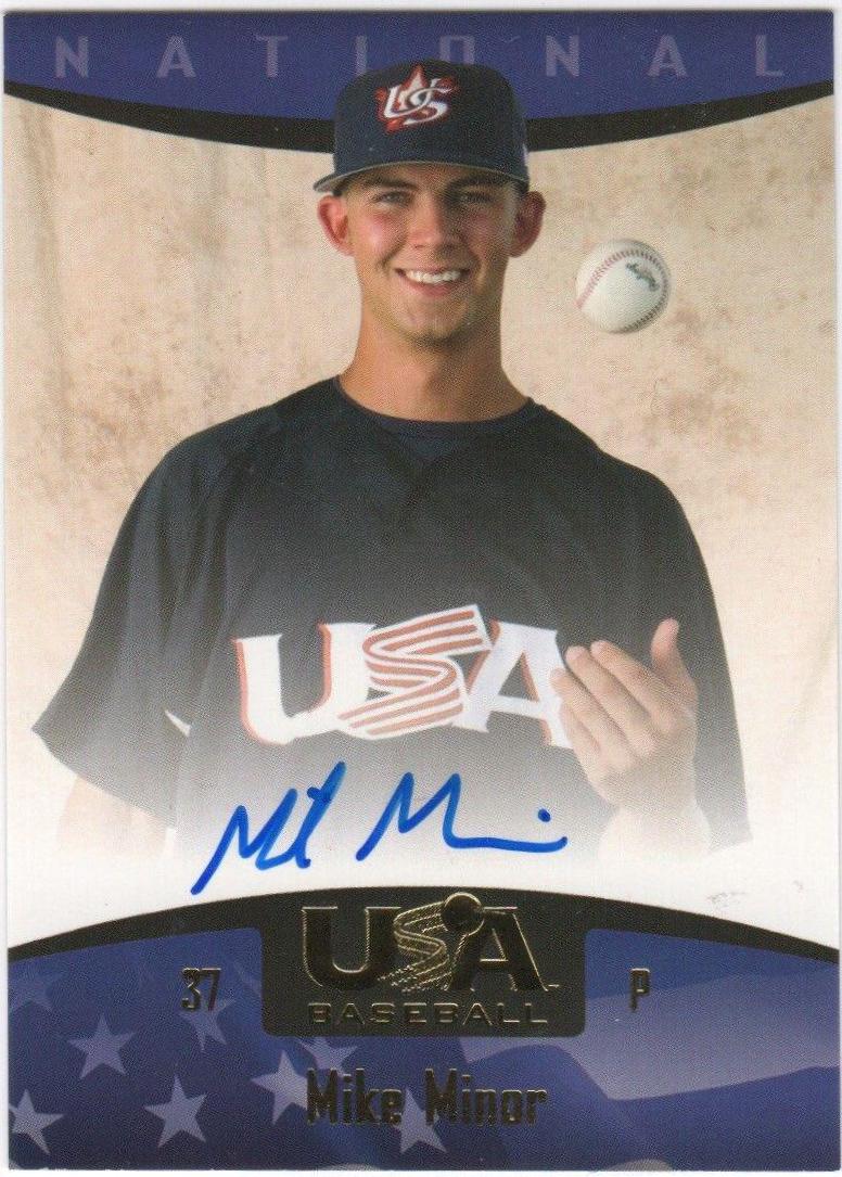 Mike Minor [Autograph Gold] #74