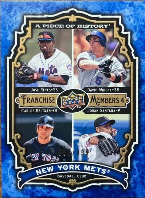Jose Reyes / David Wright / Carlos Beltran / Johan Santana #FM-RWBS