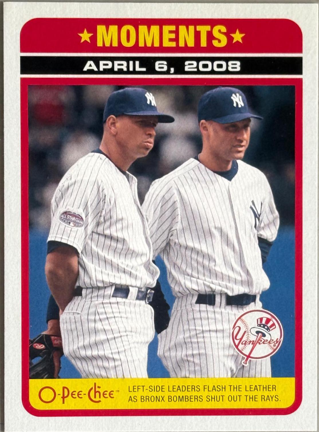 Alex Rodriguez, Derek Jeter, Moments April 6, 2008 #560