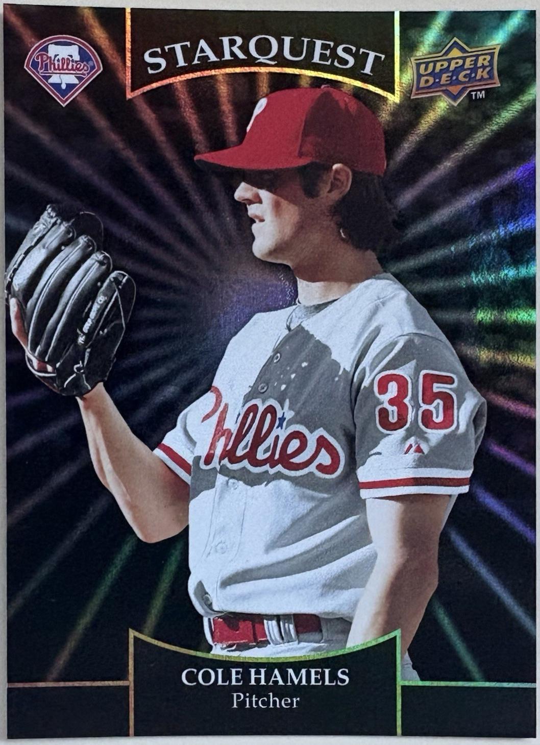 Cole Hamels [Black] #SQ-35