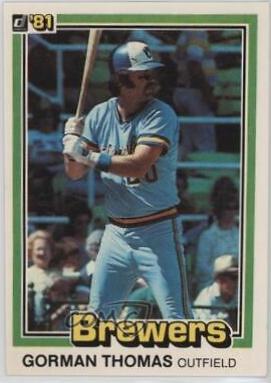 Gorman Thomas [30 HR Mark 4th on Back] #326