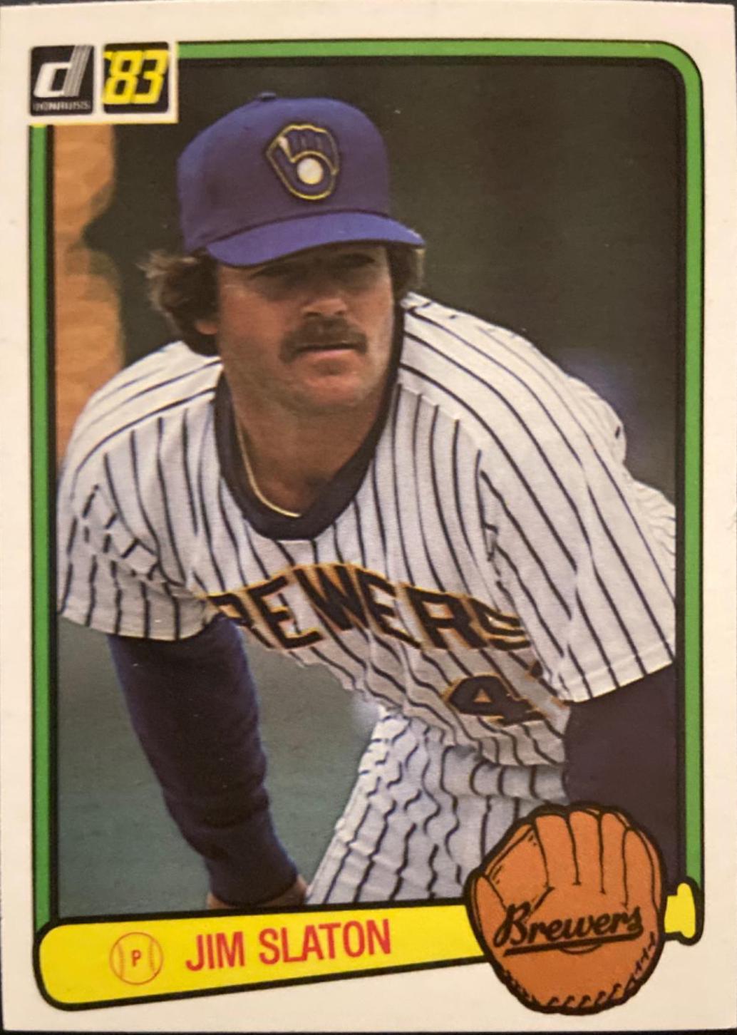 Jim Slaton [Bio Print Black on Yellow] #330