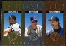 Jack McDowell, Kevin Brown, Randy Johnson #13