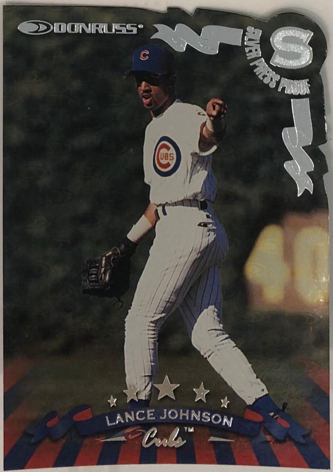 Lance Johnson [Silver Press Proof] #200