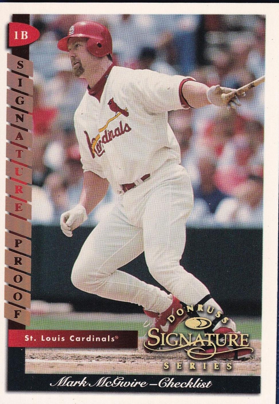 Mark McGwire Checklist [Proof] #140