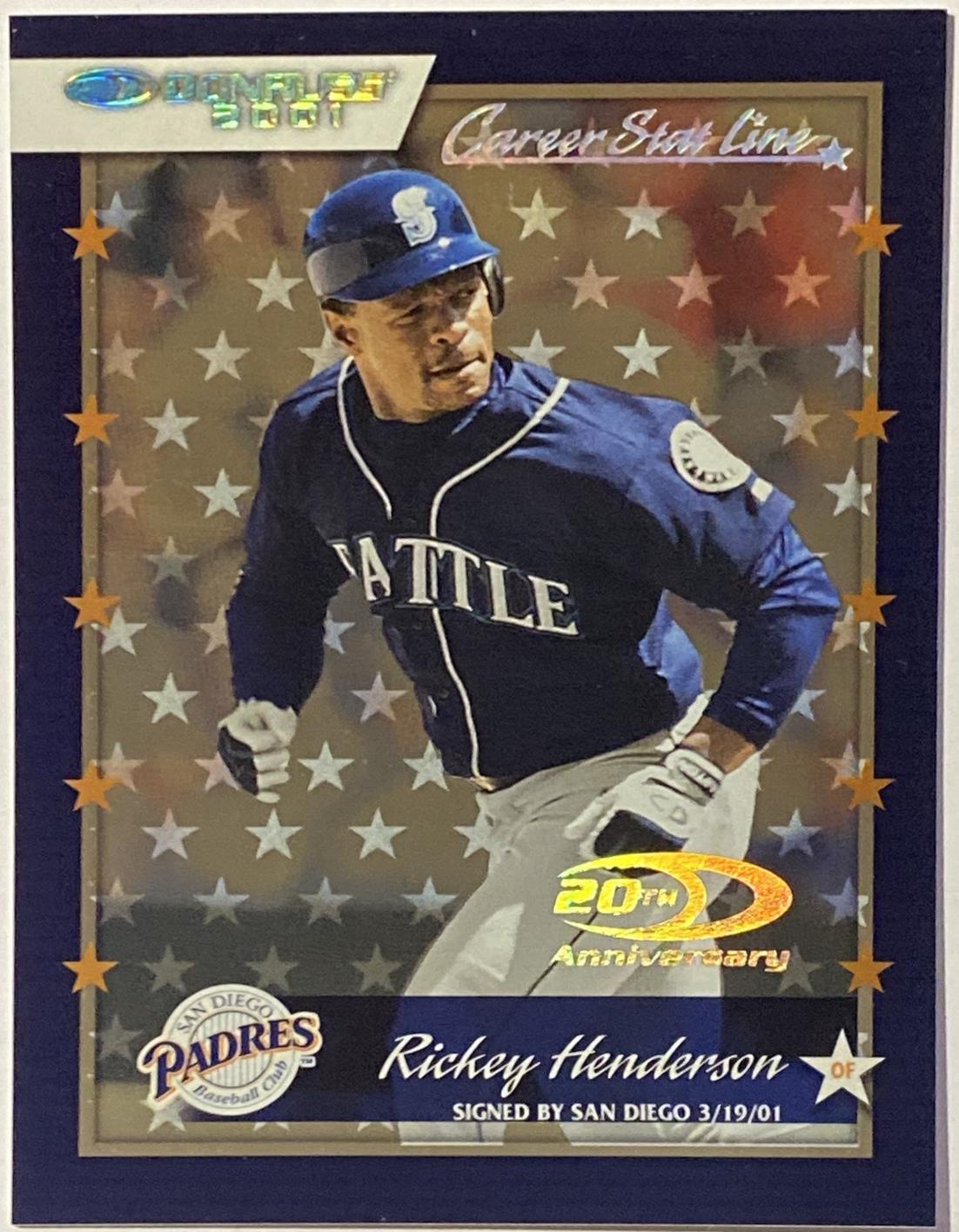 Rickey Henderson [Stat Line Career] #21