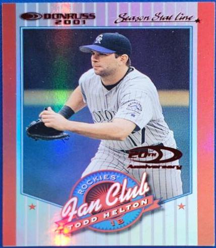 Todd Helton [Season Stat Line] #211