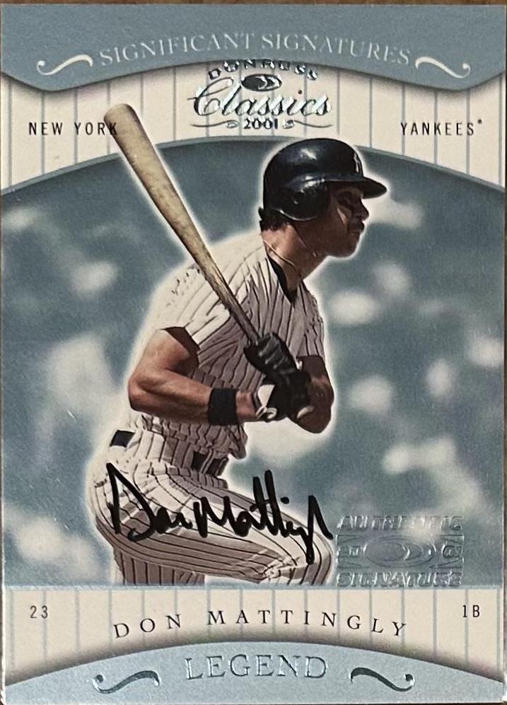Don Mattingly [Significant Signatures] #163