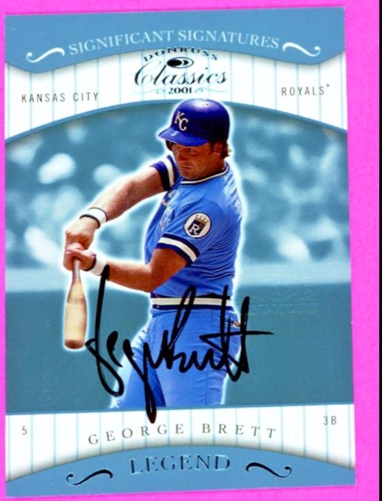 George Brett [Significant Signatures] #154