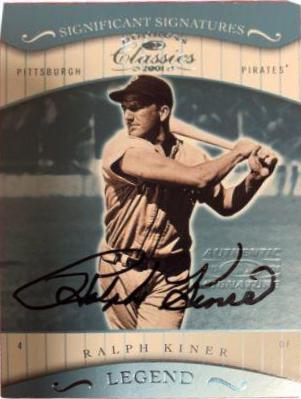 Ralph Kiner [Significant Signatures] #198