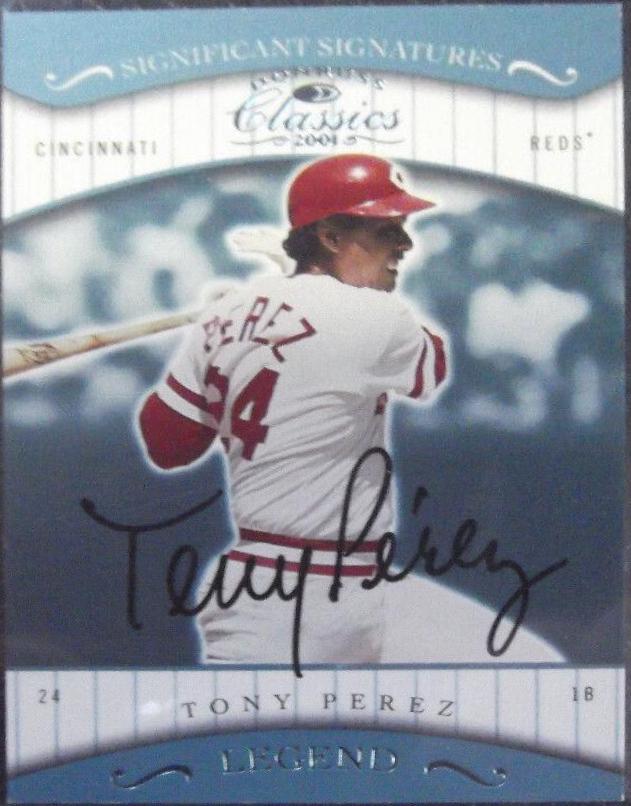 Tony Perez [Significant Signatures] #196