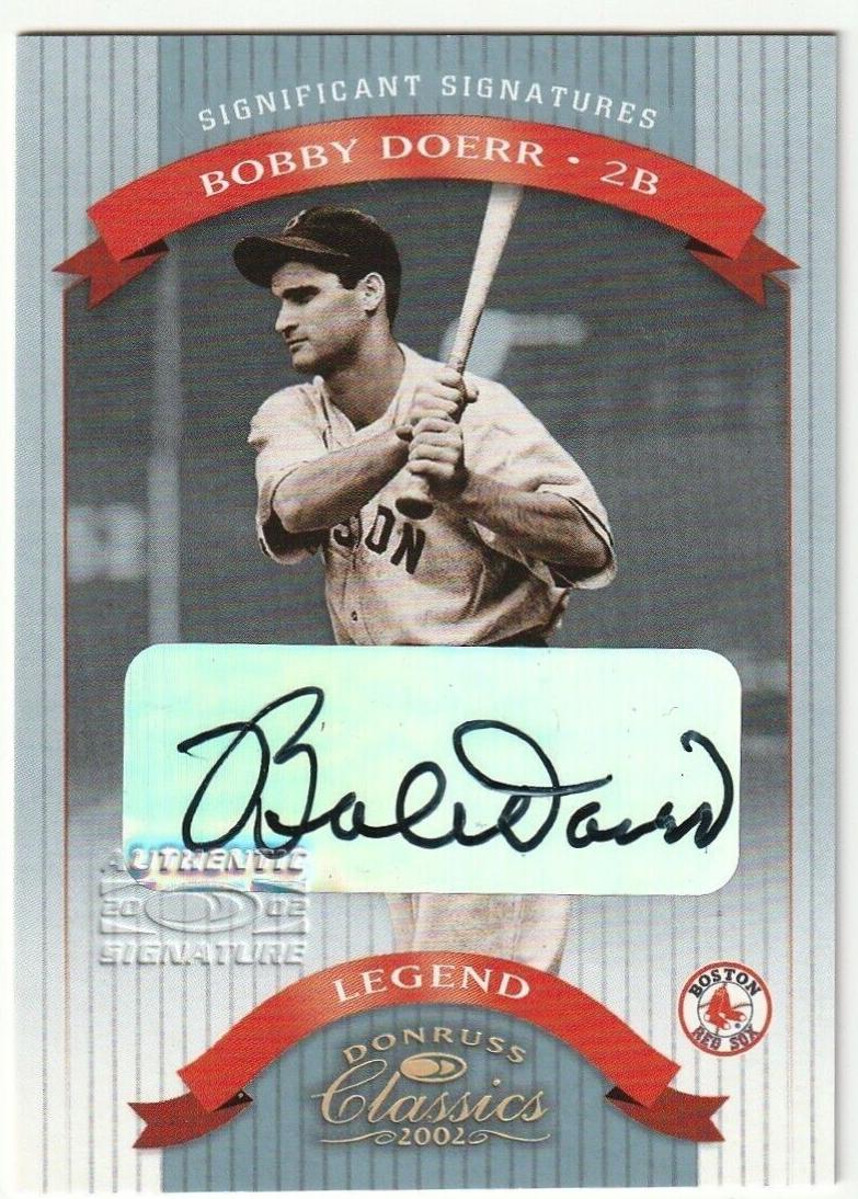 Bobby Doerr [Significant Signatures] #180