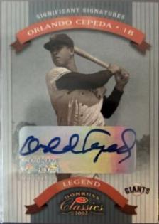 Orlando Cepeda [Significant Signatures] #187