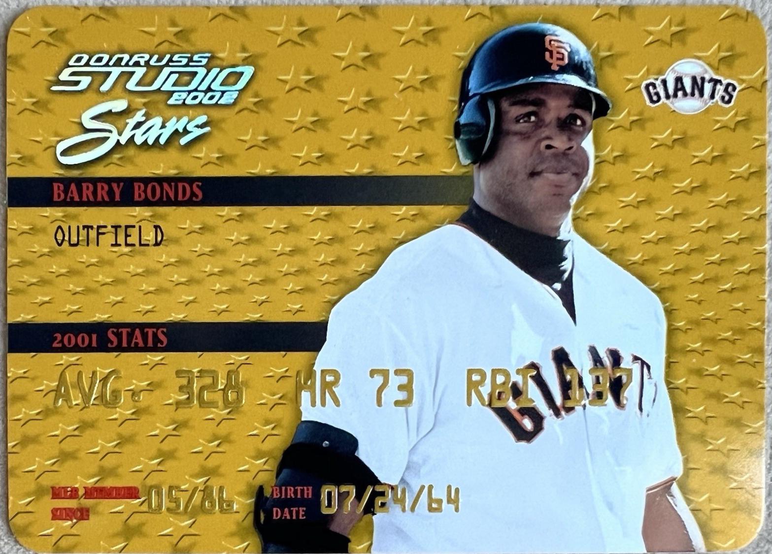Barry Bonds [Gold] #SS-15