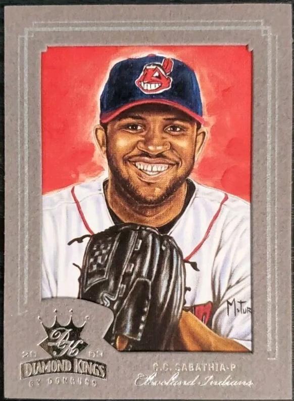 C.C. Sabathia [Framed Silver Foil] #22