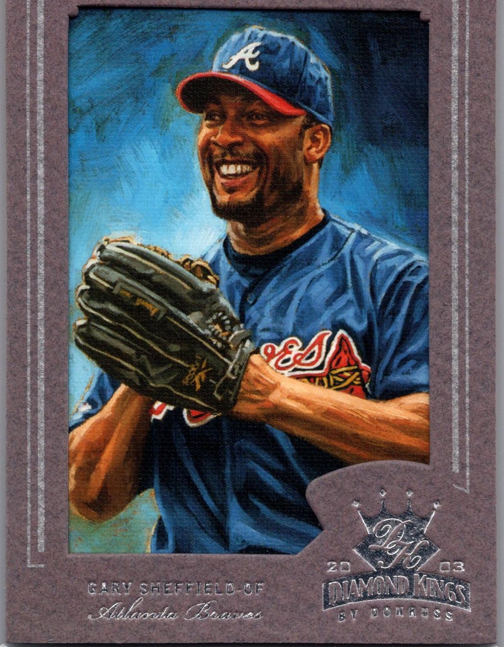 Gary Sheffield [Framed Silver Foil] #83