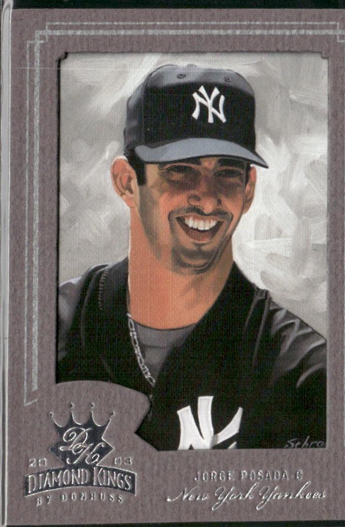 Jorge Posada [Framed Silver Foil] #43