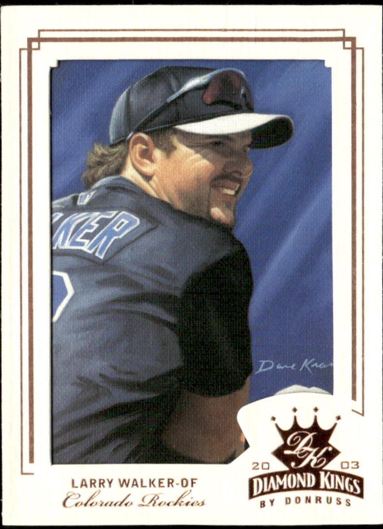 Larry Walker [Framed Bronze Foil] #95