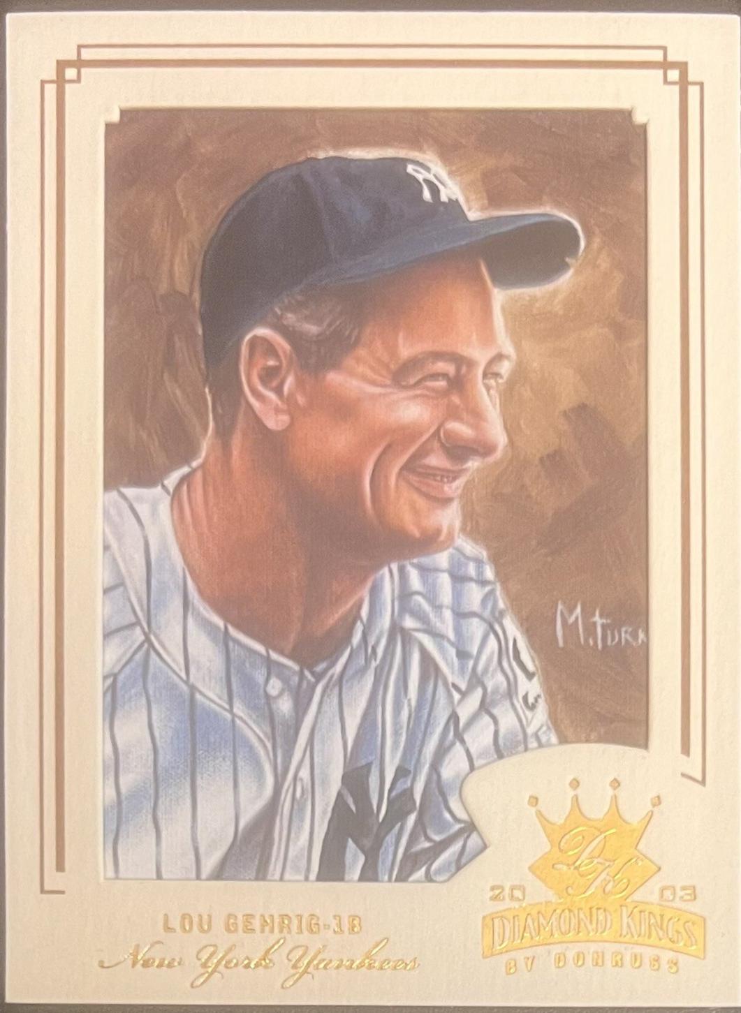 Lou Gehrig [Framed Bronze Foil] #162