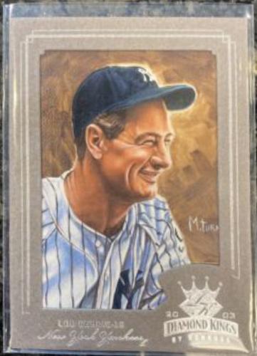 Lou Gehrig [Framed Silver Foil] #162