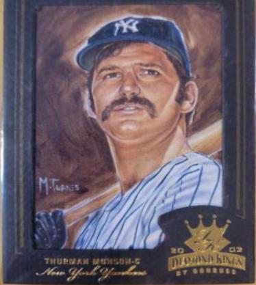 Thurman Munson [Framed Bronze Foil] #175