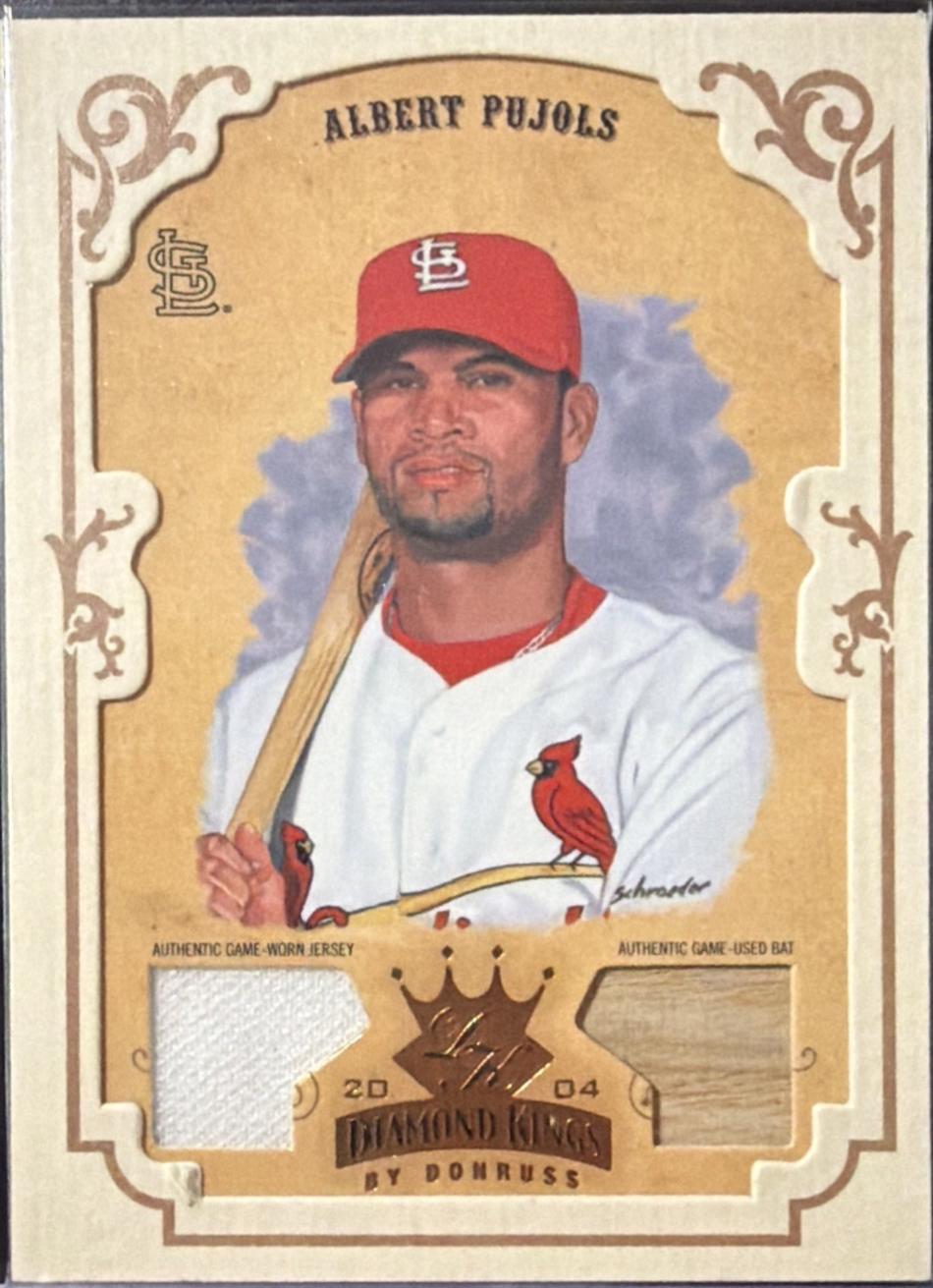 Albert Pujols [Signature Materials Framed Bronze Sepia] #27