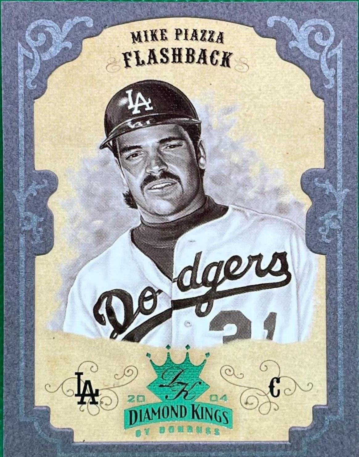 Mike Piazza [Framed Silver Sepia] #157