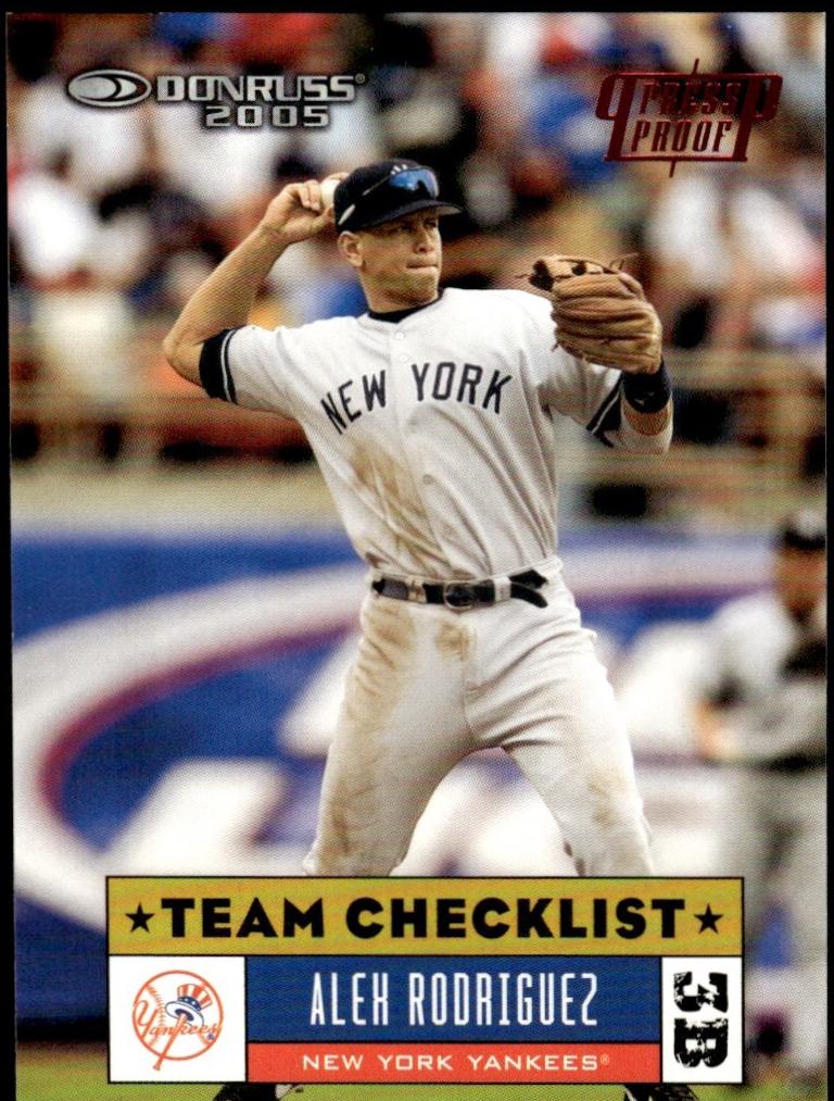 Alex Rodriguez [Press Proof Gold] #390