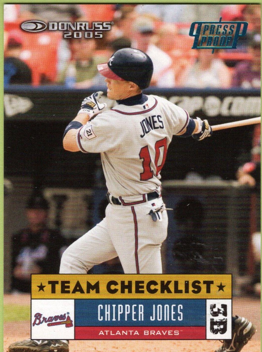 Chipper Jones [Press Proof Blue] #373