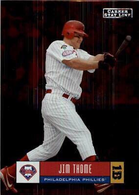 Jim Thome [Career Stat Line] #295