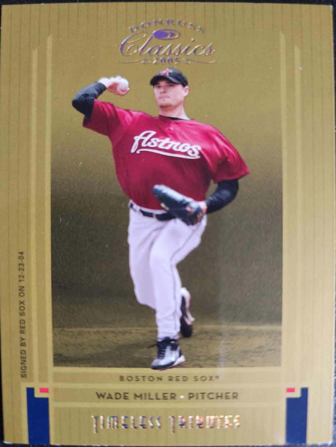Wade Miller [Timeless Tributes Gold] #152