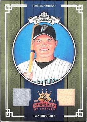 Ivan Rodriguez [Materials Framed Green] #425