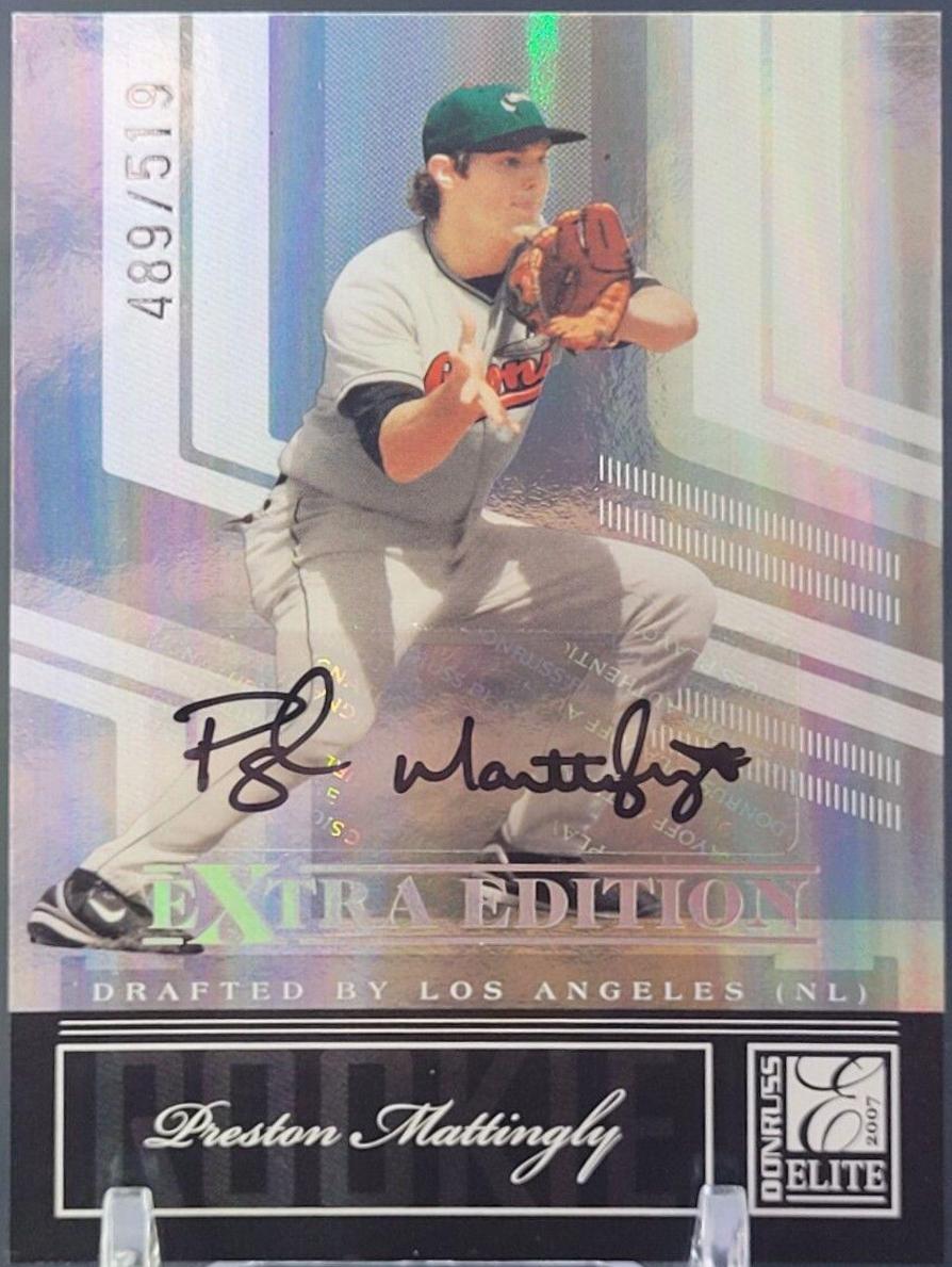 Preston Mattingly [Turn of the Century Autograph] #129
