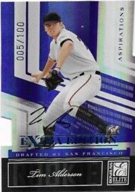 Tim Alderson [Autograph] #132