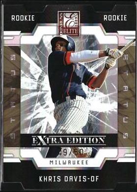 Khris Davis [Status Gold Autograph] #123
