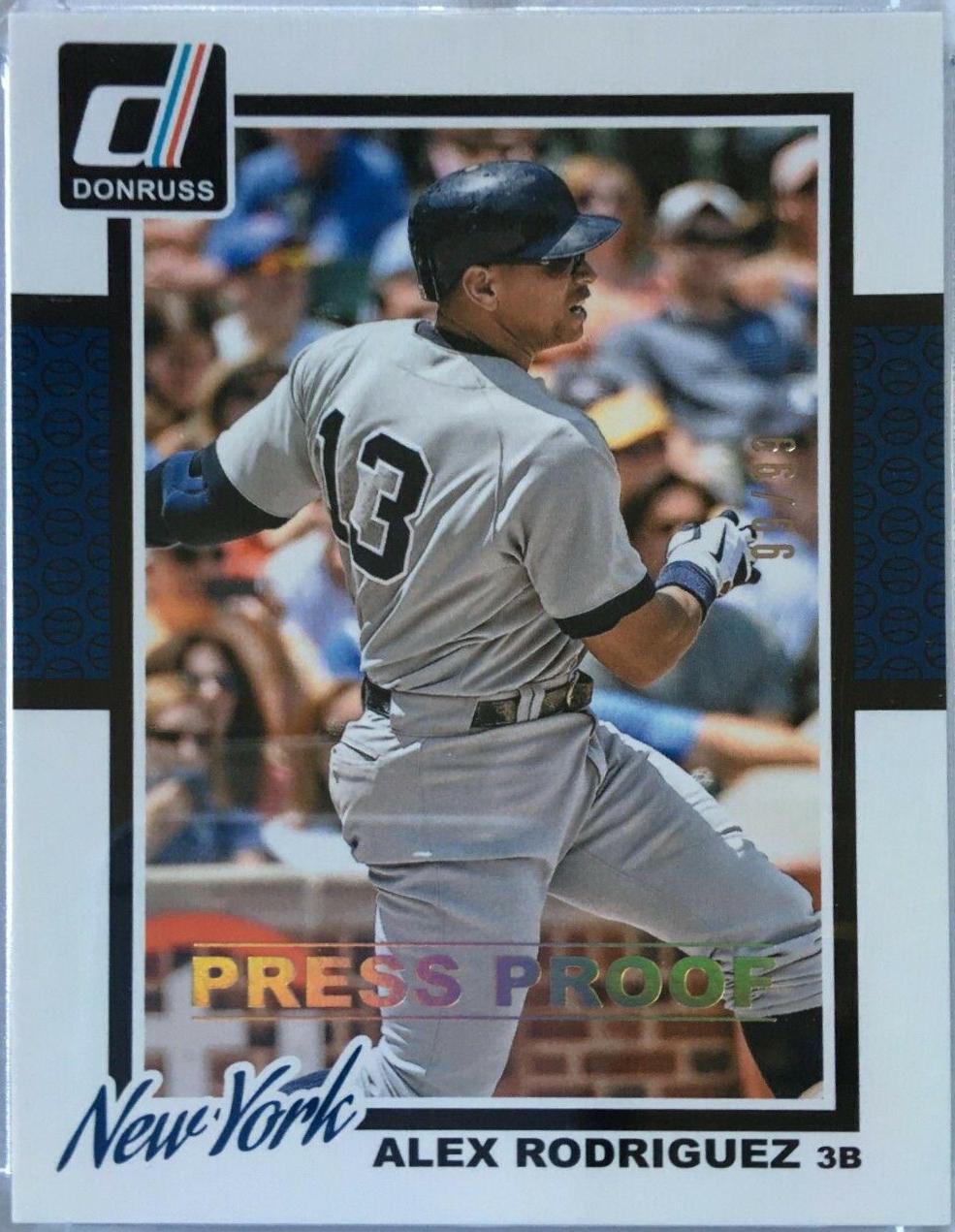 Alex Rodriguez [Gold Press Proof] #137