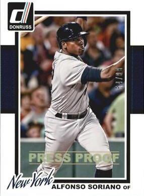 Alfonso Soriano [Gold Press Proof] #100