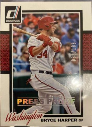 Bryce Harper [Silver Press Proof] #355