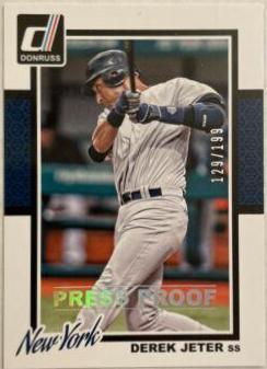 Derek Jeter [Silver Press Proof] #154