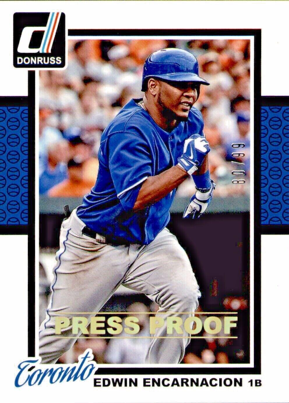 Edwin Encarnacion [Gold Press Proof] #209