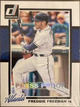 Freddie Freeman [Silver Press Proof] #7