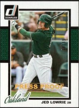 Jed Lowrie [Gold Press Proof] #319