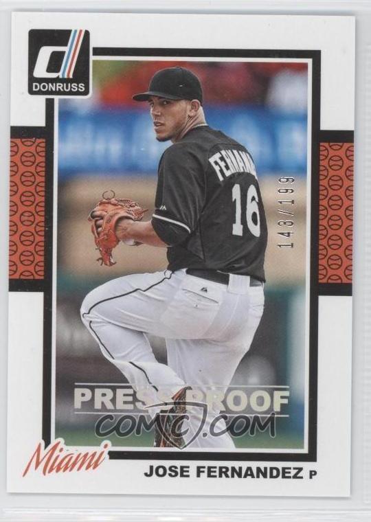 Jose Fernandez [Silver Press Proof] #308