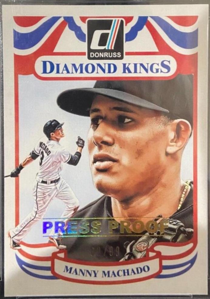 Manny Machado [Gold Press Proof] #208