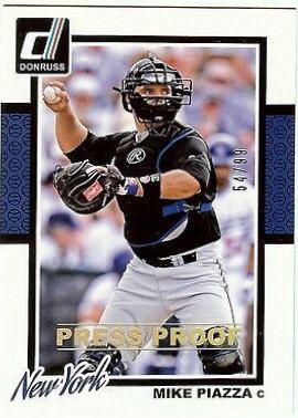 Mike Piazza [Gold Press Proof] #191