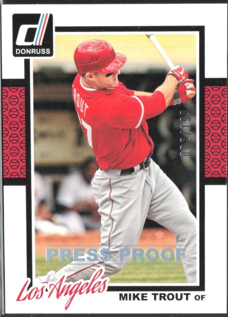 Mike Trout [Silver Press Proof] #112